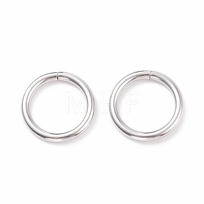 Non-Tarnish 304 Stainless Steel Closed Jump Rings X-STAS-F174-16P-1