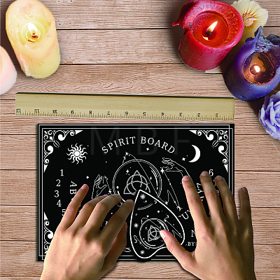 Pendulum Dowsing Divination Board Set DJEW-WH0324-003-1