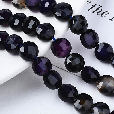 Natural Agate Beads Strands G-S359-366B-1