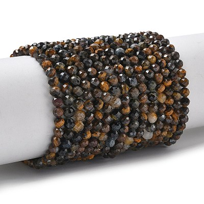 Natural Tiger Eye Beads Strands G-L651-C14-4mm-1
