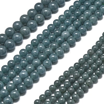 Natural Malaysia Jade Beads Strands G-L645-C01-6mm-09-1