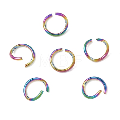 304 Stainless Steel Open Jump Rings STAS-Z150-01E-RC-1