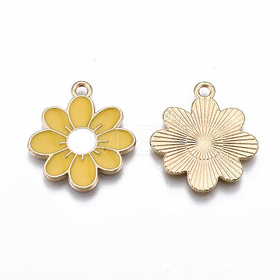 Eco-Friendly Alloy Enamel Pendants X-ENAM-Q437-041B-NR-1