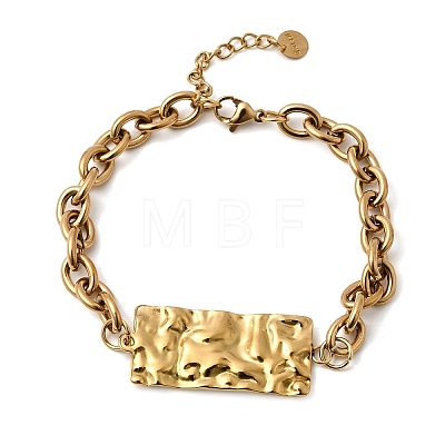 Women's 304 Stainless Steel Bracelets BJEW-K264-02A-G-1