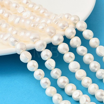 Natural Cultured Freshwater Pearl Beads Strands PEAR-P064-19J-04D-1