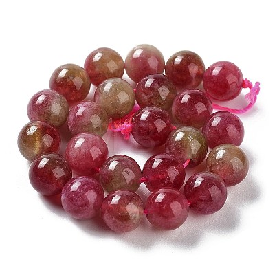Dyed Natural Malaysia Jade Beads Strands G-G021-02B-01-1