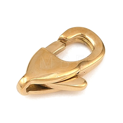 316 Stainless Steel Lobster Claw Clasps STAS-C154-02E-G-1