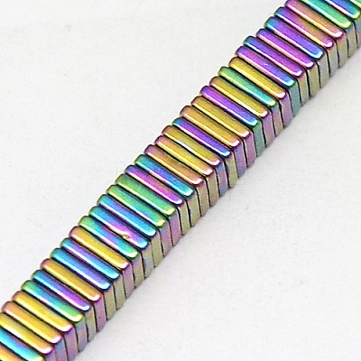Electroplate Non-magnetic Synthetic Hematite Heishi Beads Strands G-J171A-3x3mm-01-1