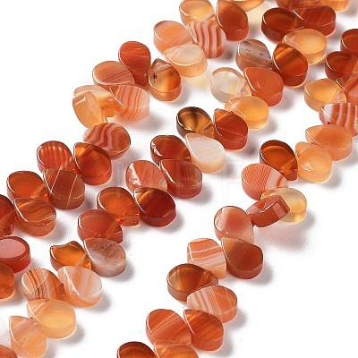 Natural Agate Beads Strands G-G021-04A-05-1