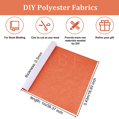 Olycraft 1Pc DIY Polyester Fabrics DIY-OC0011-35A-1