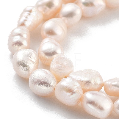 Natural Cultured Freshwater Pearl Beads Strands PEAR-P062-28A-1