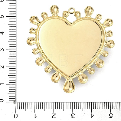 Two-tone 304 Stainless Steel Big Pendants STAS-G371-19P-1