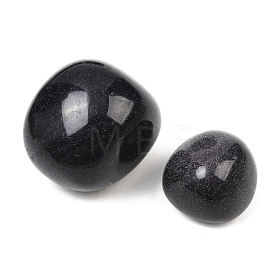 Synthetic Blue Goldstone Beads GG-CBAD0F6-B10-01A-1