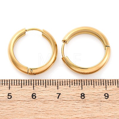 316 Surgical Stainless Steel Hoop Earrings for Women EJEW-G429-01C-G-1