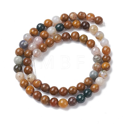Natural Ocean Jasper Beads Strands G-C102-B01-01-1