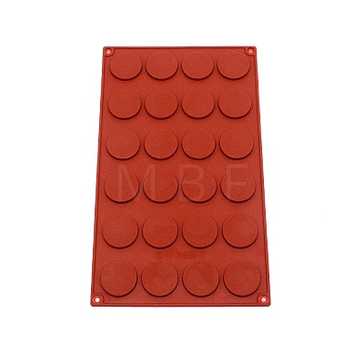 Flat Round DIY Food Grade Silicone Molds DIY-WH0305-29-1