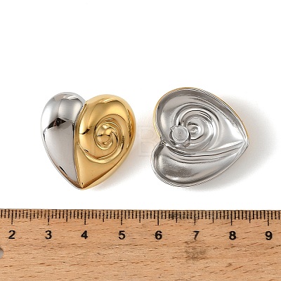 304 Stainless Steel Stud Earrings EJEW-Z173-06GP-1