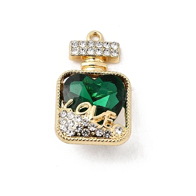 Alloy Rhinestone Pendants FIND-H055-11G-1