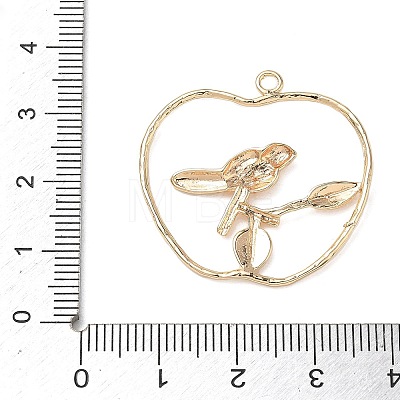 Brass Pendants KK-G601-05G-06-1