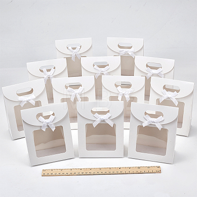 Rectangle Kraft Paper Gift Bags ABAG-WH0038-27B-02-1