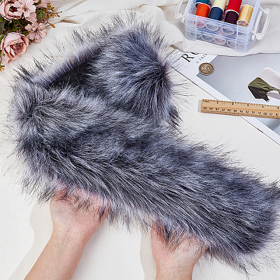 Artificial Wool Fur Collar AJEW-PH0008-64C-1