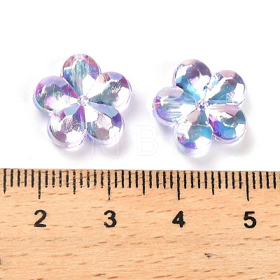 Transaparent Acrylic Beads PACR-H004-01G-1