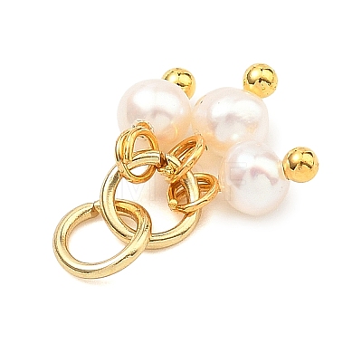 Natural Cultured Freshwater Pearl Pendants PALLOY-JF05338-1