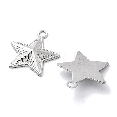 Anti-Tarnish 304 Stainless Steel Pendants STAS-R130-53P-1