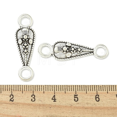 Tibetan Style Alloy Connector Charms TIBE-I026-5962AS-1