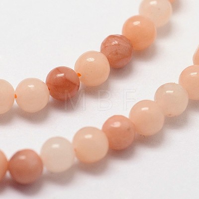Natural Pink Aventurine Beads Strands X-G-N0185-04-2mm-1