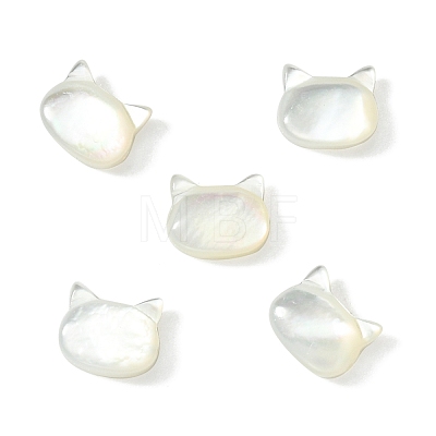 5Pcs Natural White Shell Beads BSHE-CJ0001-07-1