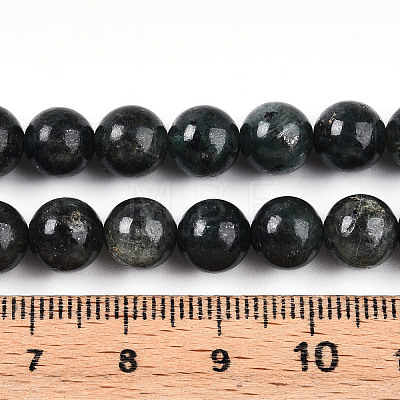 Natural Green Kyanite Beads Strands G-T140-8mm-07-1