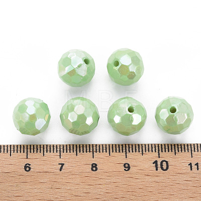 Opaque Acrylic Beads TACR-S154-10F-01-1