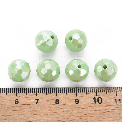 Opaque Acrylic Beads TACR-S154-10F-01-1