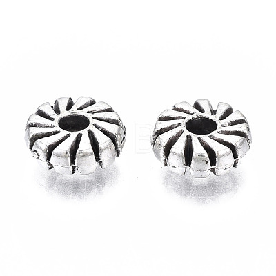 Tibetan Style Alloy Beads TIBEB-N005-079-1