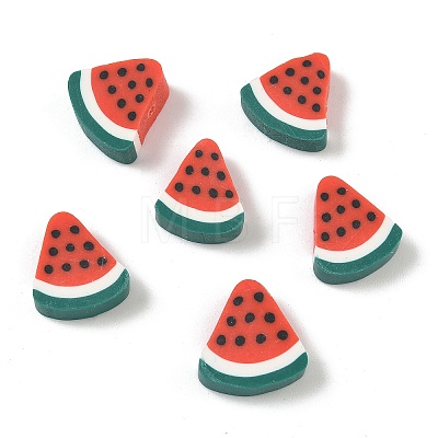 Fruit & Vegetable Theme Handmade Polymer Clay Beads CLAY-F006-02I-1