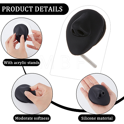 Soft Silicone Flexible Model Body Part Displays ODIS-WH0061-29C-1