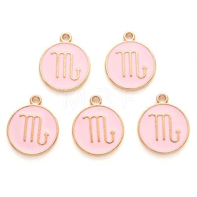 Alloy Enamel Pendants X-ENAM-S124-01A-09L-1