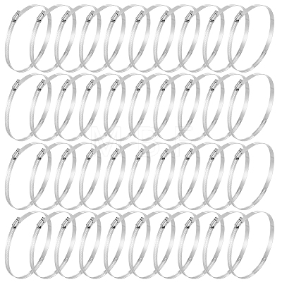 304 Stainless Steel Adjustable Worm Gear Hose Clamps STAS-GO0001-38B-1