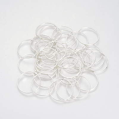 Brass Linking Rings KK-S327-06S-25mm-1