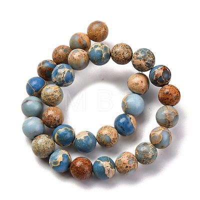 Dyed Natural Regalite/Imperial Jasper/Sea Sediment Jasper Beads Strands X-G-B124-C02-15-1