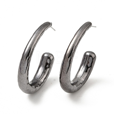 Ring Acrylic Stud Earrings EJEW-P251-33-1