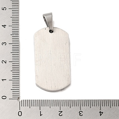 Non-Tarnish 304 Stainless Steel Pendants STAS-C105-06P-1