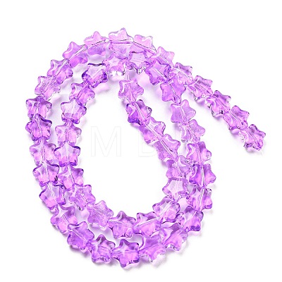 Transparent Glass Beads Strand GLAA-F112-02G-01-1