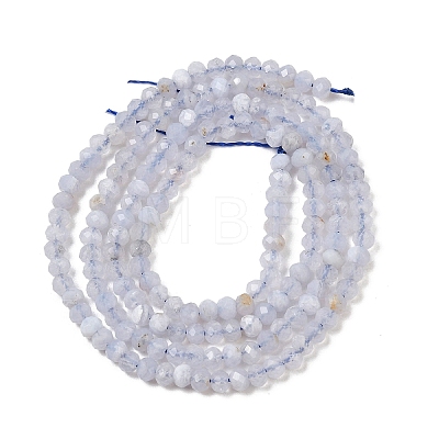 Natural Blue Lace Agate Beads Strands G-D347-B01-1