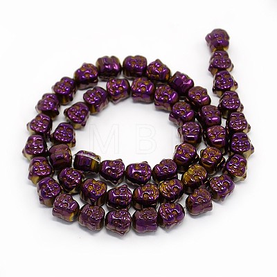 Electroplate Non-magnetic Synthetic Hematite Beads Strands G-J181-03-1