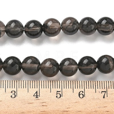 Natural Ice Obsidian Beads Strands G-P590-A03-8mm-02-1