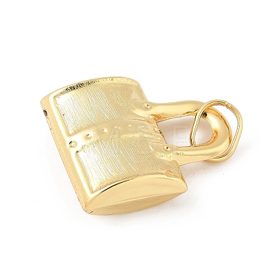Brass Big Pendants KK-M327-01A-G-1