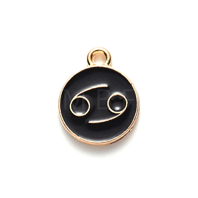 Alloy Enamel Pendants ENAM-S124-01A-08D-1