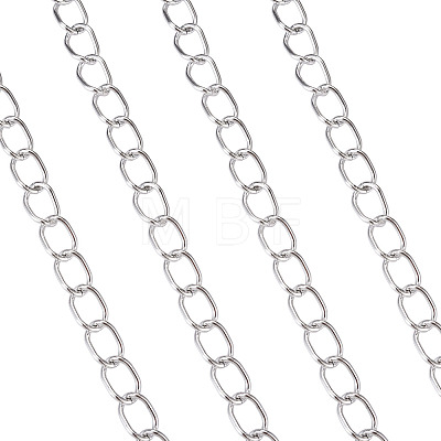 Decorative Chain Aluminium Twisted Chains Curb Chains CHA-TA0001-07S-1